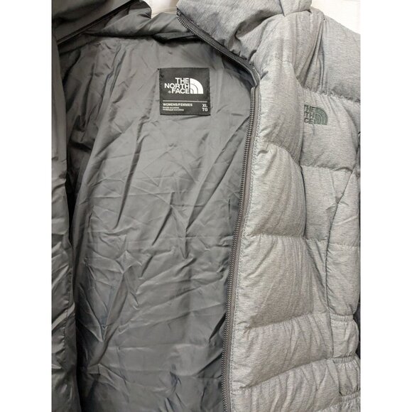 North Face Gotham II Down Jacket Women's XL Gray 550 Full Zip - Picture 8 of 12